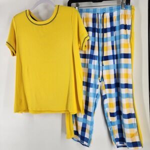Cuddle Duds pajamas‎ Set Cropped Super Soft Comfort